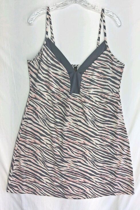 Marilyn Monroe Other - Marilyn Monroe Womens 3X Tiger Stripe Slip Dress Casual Weekend Short Above Knee